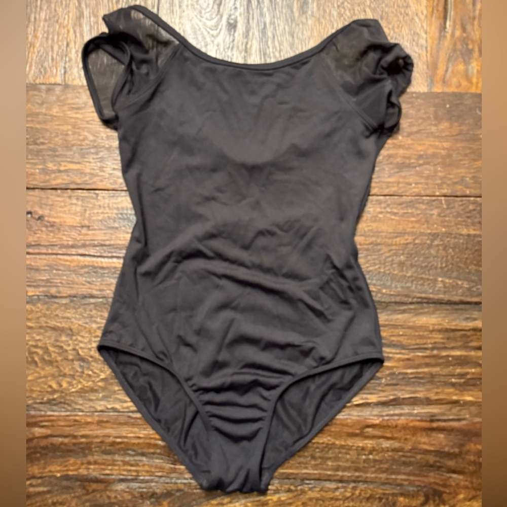 Mirella Black Leotard for Kids